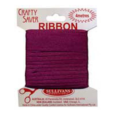 56341 Ribbon Satin 16mm Wine
