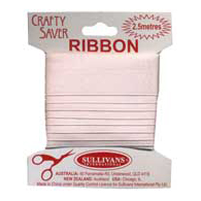 56351 Ribbon Satin 25mm Pale Pink