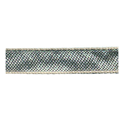 56586 Ribbon Woven 10mm Silver