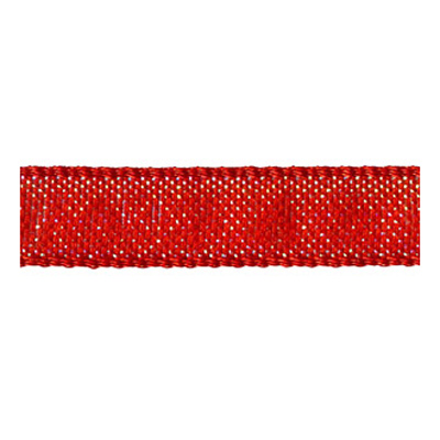56749 Ribbon Woven 10mm Red
