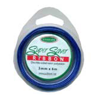 56882 Ribbon Satin 3mm Peacock