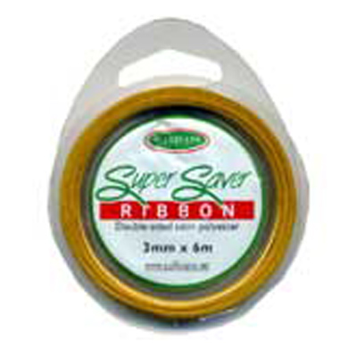 56886 Ribbon Satin 3mm Gold