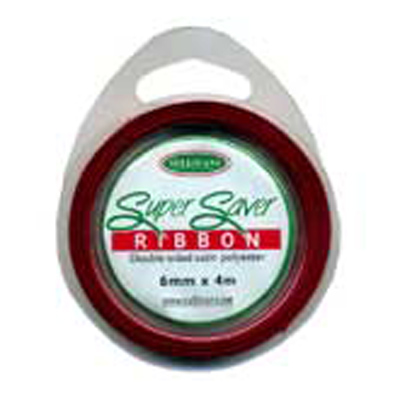 56906 Ribbon Satin 6mm Dark Red