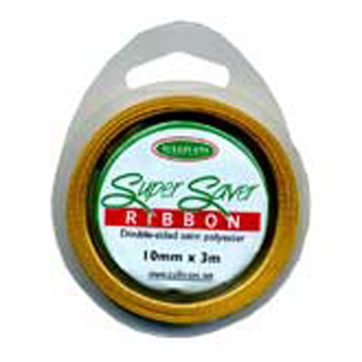 56916 Ribbon Satin 10mm Gold