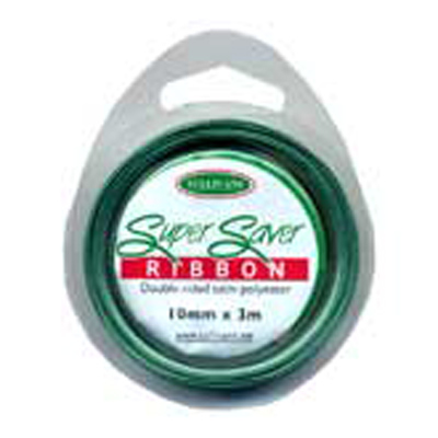56924 Ribbon Satin 10mm Emerald