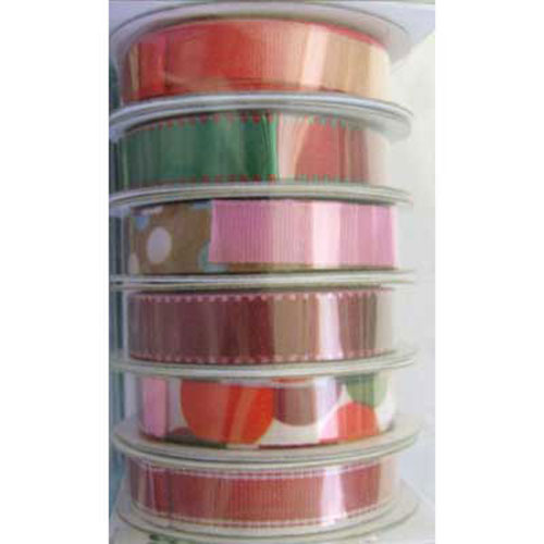 56936 Ribbon Distinctive 1.2m X 6 Red 3