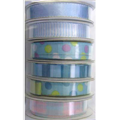 56938 Ribbon Distinctive 1.2m X 6 Blue 1