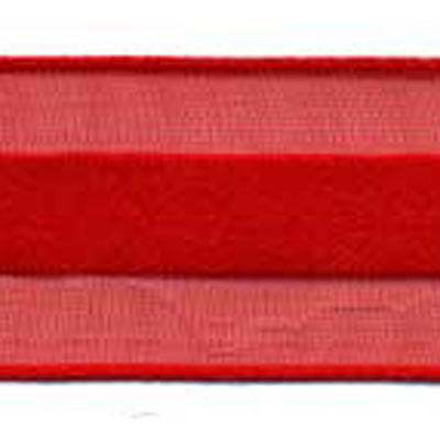 57220 Ribbon Organza 25mm Red