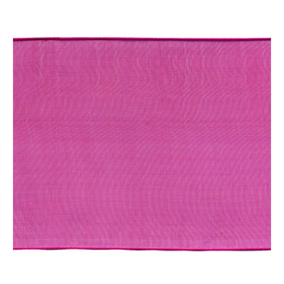 57240 Ribbon Organza 75mm Hot Pink