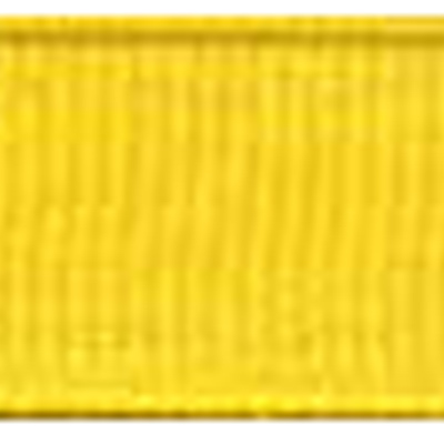 57418 Ribbon Bow & Tie 38mm Yellow