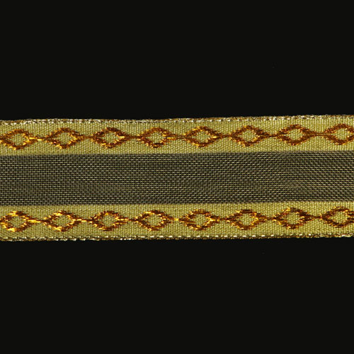 57439 Ribbon Bow & Tie 36mm Gold