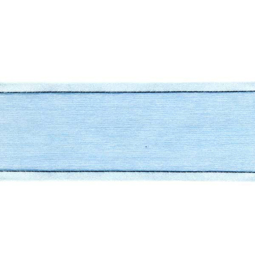 57518 Ribbon Organza 50mm Light Blue