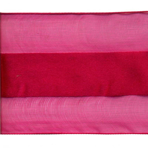 57521 Ribbon Organza 63mm Hot Pink