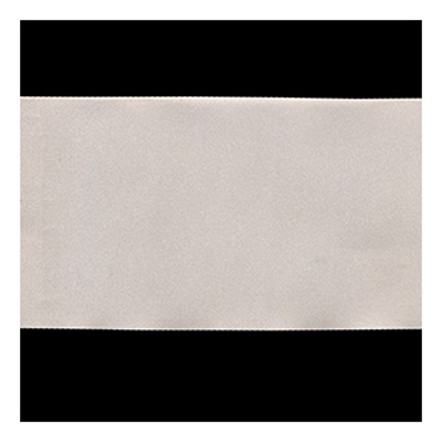 57536 Ribbon Satin 75mm Silver