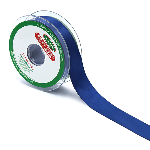 57615 Sullivans 25mm Double Sided Ribbon - Navy 20mts
