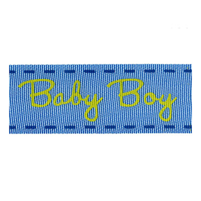 57704 Ribbon Grosgrain 25mm Blue