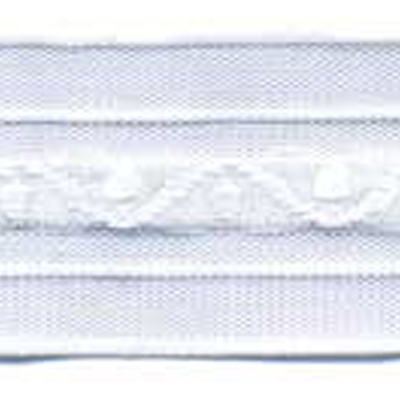 57730 Ribbon Pattern 25mm White