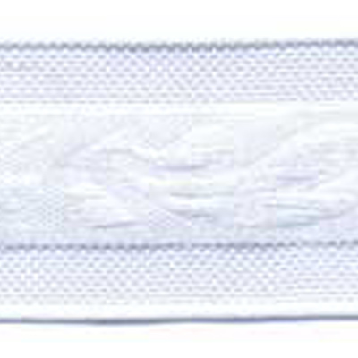 57731 Ribbon Pattern 25mm White