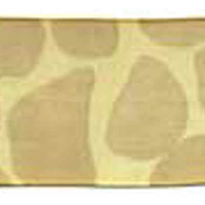 57743 Ribbon Organza 38mm Gold Tan