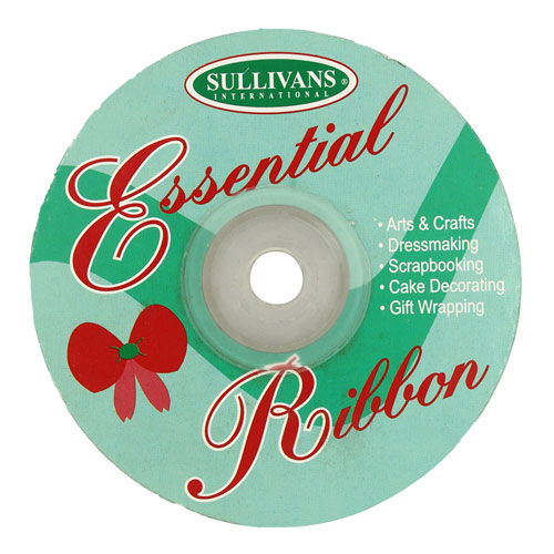 57750 Striped Ribbon 10mm Brown White