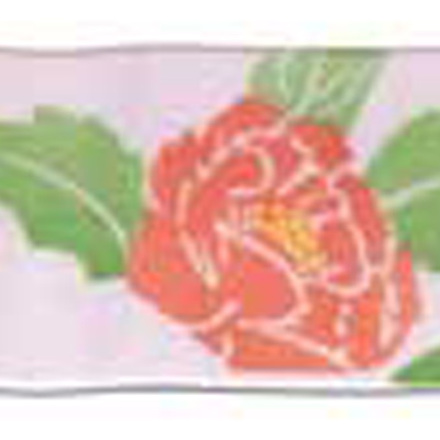 57765 Ribbon Organza 40mm Pink Orange Green