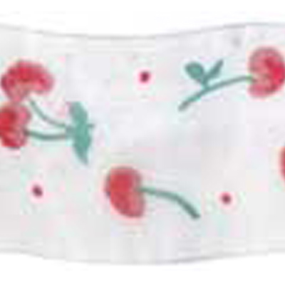 57770 Ribbon Organza 39mm White Red Green