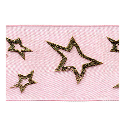 57895 Ribbon Organza 38mm Light Pink