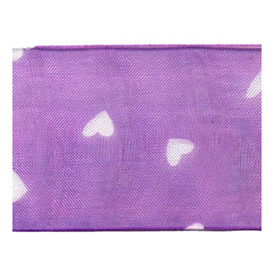 57906 Ribbon Organza 38mm Purple