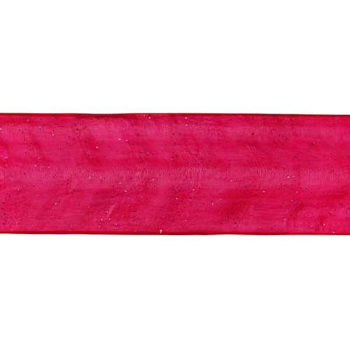57915 Ribbon Organza 50mm Hot Pink