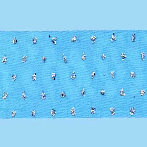 57929 Ribbon Organza 50mm Blue