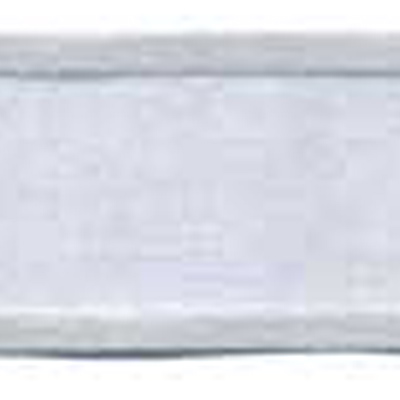 57948 Ribbon Organza 25mm Silver