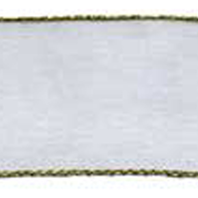 57952 Ribbon Organza 35mm Silver