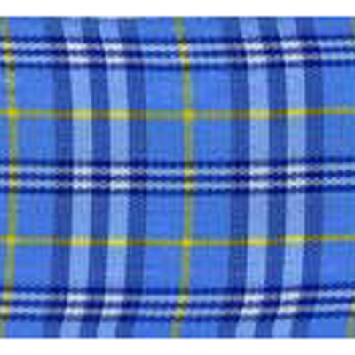 57989 Ribbon Tartan 38mm Blue Yellow