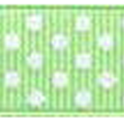 58018 Ribbon Grosgrain 16mm Mint White