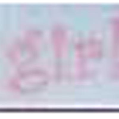 58075 Ribbon Grosgrain 21mm White Pink