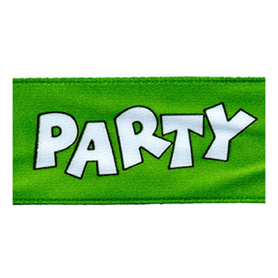 58299 Ribbon Satin 25mm Green Multi