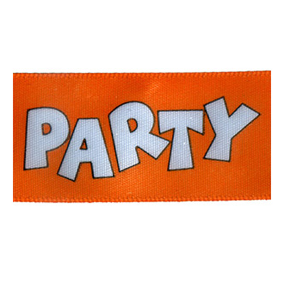 58300 Ribbon Satin 25mm Orange Multi