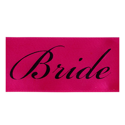 58323 Ribbon Satin 38mm Pink Black