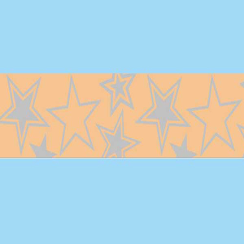 58332 Ribbon Organza 38mm Cream Silver