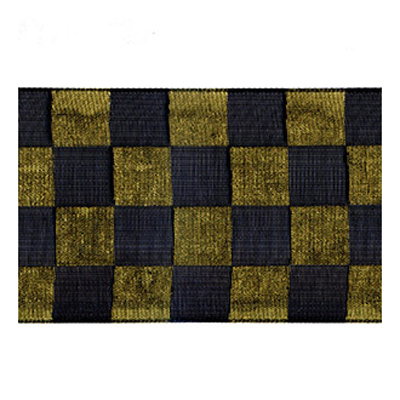 58343 Ribbon Organza 38mm Black Gold