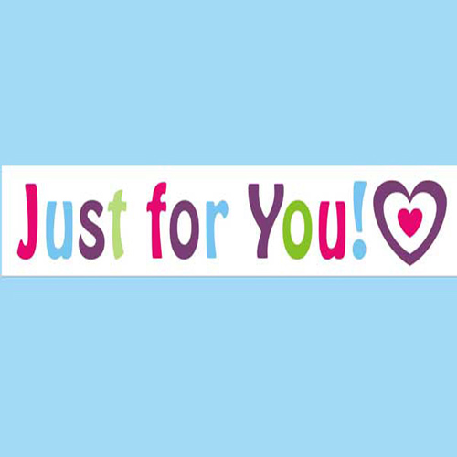 58359 Ribbon Satin 25mm White Multi