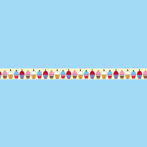 58371 Ribbon Satin 6mm Cream Multi