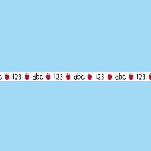 58372 Ribbon Satin 6mm White Black Red