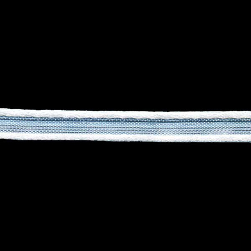 58470 Ribbon Satin 6mm White Silver