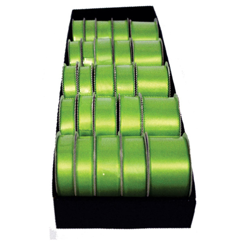 58518 Ribbon Satin 15mm 22mm 38mm Bright Green