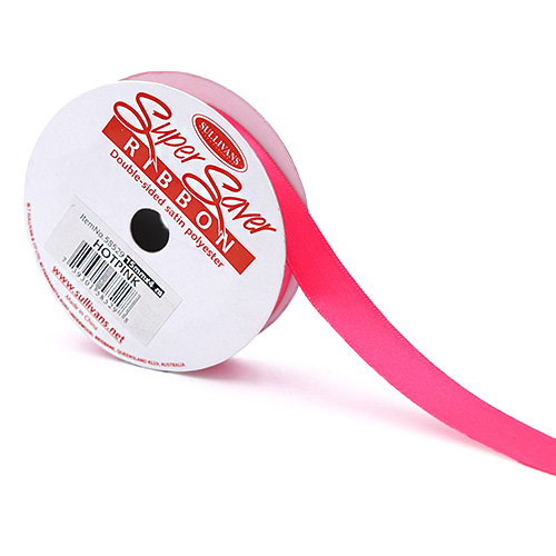 58529 Ribbon Satin 15mm Hot Pink