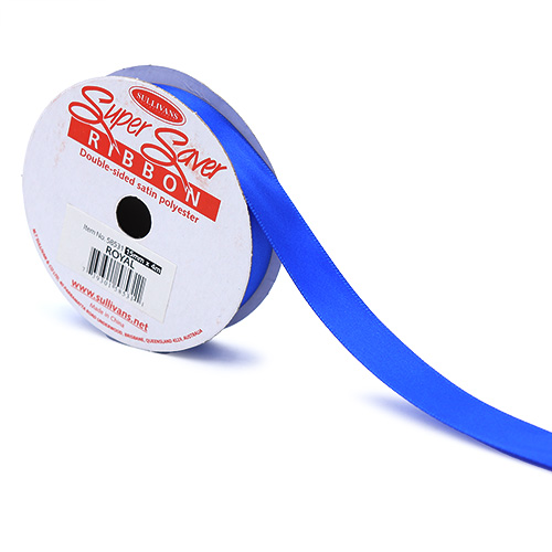 58531 Sullivans 15mm Double Sided Ribbon  - Royal  4mts