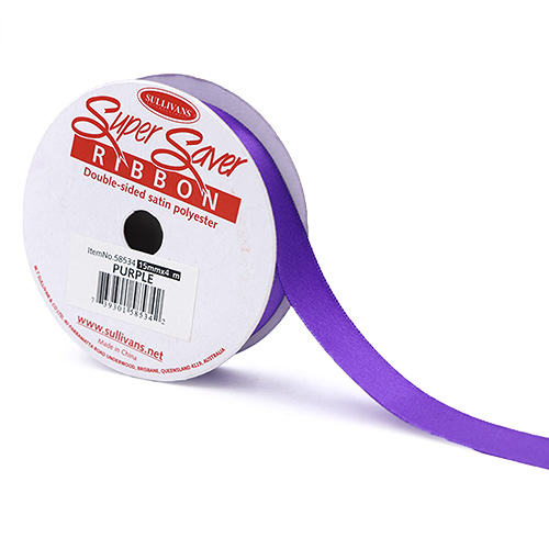 58534 Ribbon Satin 15mm Purple