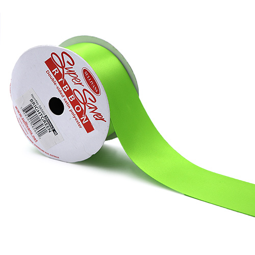 58560 Ribbon Satin 38mm Bright Green