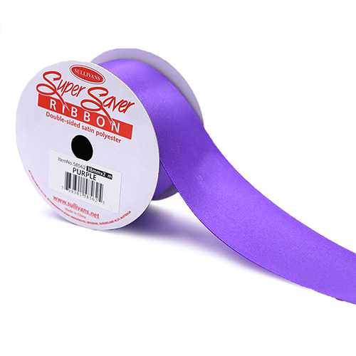58562 Ribbon Satin 38mm Purple